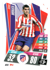 fotbalová kartička Topps Match Attax Champions League 2020-21 ATL15 Alvaro Morata Atletico Madrid