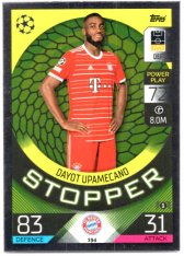 Fotbalová kartička 2022-23 Topps Match Attax UCL Stopper 194 Dayot Upamecano - FC Bayern Mnchen