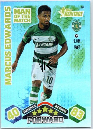 2023-24 Topps Match Attax EXTRA UEFA Club Competition Kings of Europe 324 Marcus Edwards (Sporting Clube de Portugal)