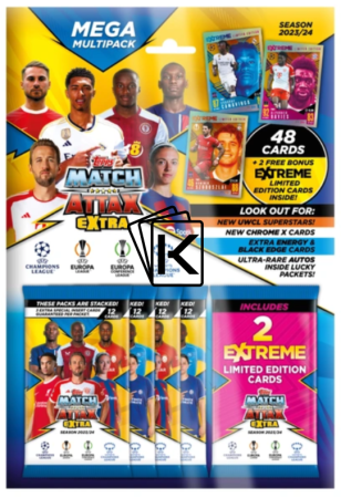2023-24 Topps Match Attax EXTRA UEFA Champions League Mega Multipack