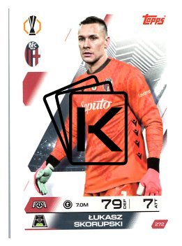fotbalová kartička 2025-26 Topps Match Attax UCC 272 Łukasz Skorupski (Bologna FC 1909)