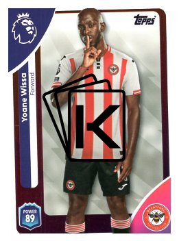 fotbalová kartička 2025-26 Topps  Premier League 69 Yoane Wissa (Brentford)