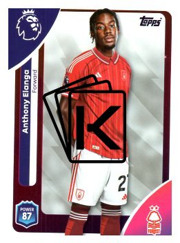 fotbalová kartička 2025-26 Topps  Premier League 247 Anthony Elanga (Nottingham Forest)