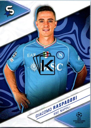 Fotbalová kartička 2023-24 Topps Superstars UEFA Club Competitions 162 Giacomo Raspadori (SSC Napoli)