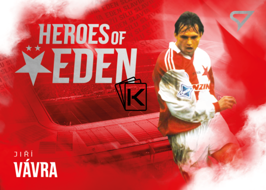 2025-26 SportZoo SK Slavia Praha Heroes of Eden HE-23 Jiří Vávra