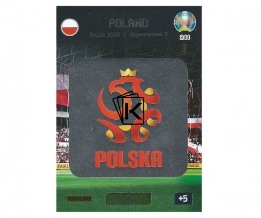 Panini Adrenalyn XL UEFA EURO 2020 Team Logo 244 Poland