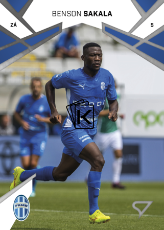 Fotbalová kartička 2024-25 SportZoo Chance Liga Serie 1 FK Mladá Boleslav Benson Sakala 57
