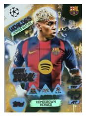 fotbalová kartička 2025-26 Topps Match Attax UCC Worldies Limited Edition - Homegrown Heroes (Booster Tin 3) WLE 8 Lamine Yamal (FC Barcelona)