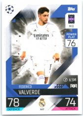 Fotbalová kartička 2022-23 Topps Match Attax UCL127 Federico Valverde - Real Madrid CF