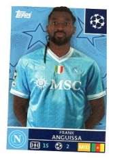 2025-26 Topps Champions League  SSC Napoli 433 Frank Anguissa
