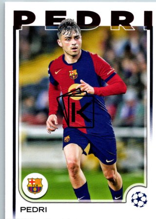 fotbalová kartička 2024-25 Topps UEFA Club Competitions Flagship 174 Pedri FC Barcelona