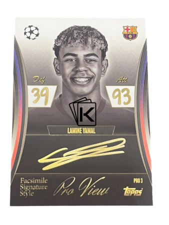 2025-26 Topps Match Attax EXTRA UEFA Club Competitions Pro View PRO3 Lamine Yamal FC Barcelona