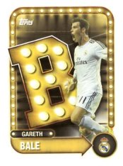 fotbalová kartička 2025-26 Topps Team set Real Madrid CF Name in Lights 30 Gareth Bale