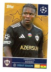 2025-26 Topps Champions League  Qarabağ FK 547 Emmanuel Addai - Apprentice