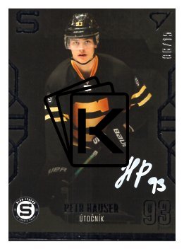 Podepsaná Hokejová kartička SportZoo 2022-23 Klub Legend 10 Petr Hauser HC Sparta Praha /15