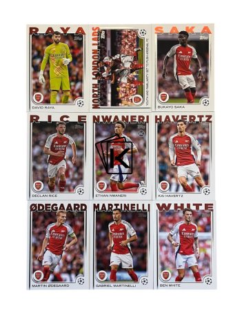 Týmový set 2024-25 Topps UEFA Club Competitions Flagship Arsenal FC