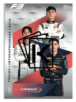 2025 Topps Turbo Attax F1 Campos Racing F3 Teams HP 220