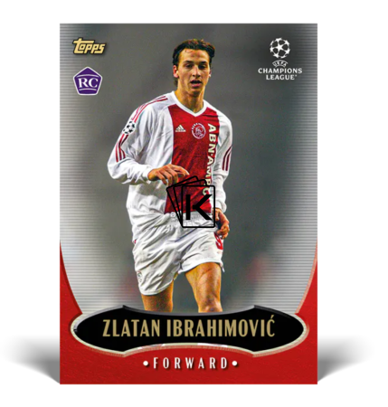 Fotbalová kartička Topps The Topps Lost Rookie Zlatan Ibrahimovic AFC Ajax