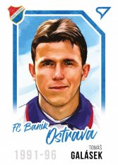 fotbalová kartička 2023 Sportzoo Dekády Portrét P-021 TOMÁŠ GALÁSEK FC Baník Ostrava