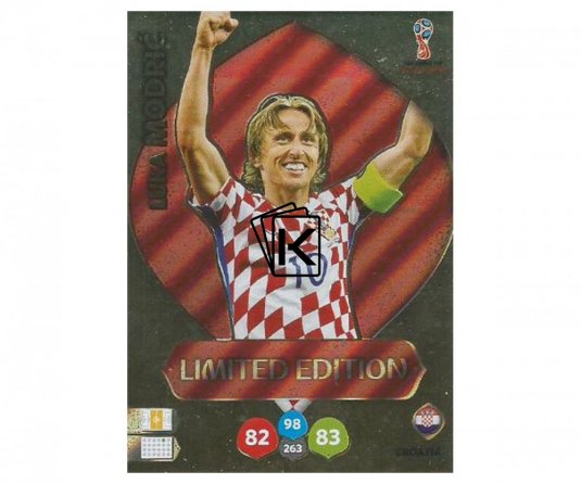 Fotbalová kartička Panini Adrenalynl XL World Cup Russia 2018 Limited Edition Luka Modric