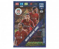 Fotbalová kartička Panini FIFA 365 – 2020 Multiple 380 Liverpool Matip Van Dijk Gomez
