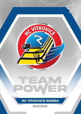 hokejová kartička 2021-22 SportZoo Tipsport Extraliga Team Power TP-29 Týmové Logo HC VÍTKOVICE RIDERA