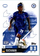 Fotbalová kartička 2024-25 Topps Match Attax EXTRA UEFA Club Competitions UWCL Cards 158.  Kadeisha Buchanan (Chelsea)
