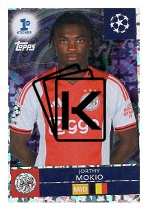 2025-26 Topps Champions League  Parallels Chrome 286 Jorthy Mokio (AFC Ajax)