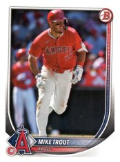 Baseballová karta 2025 Bowman 1 Mike Trout, Los Angeles Angels