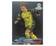 Fotbalová kartička Topps Chrome 2017-18 Champions League 67 Mario Götze – Borussia Dortmund