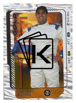 2025 Topps Turbo Attax F1 Limited Edition Gold LE22 Juan Pablo Montoya