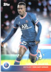 Fotbalová kartička Topps 2021-22 PSG Team Set 15 Idrissa Gueye