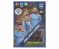 Fotbalová kartička Panini FIFA 365 – 2020 Multiple 381 Manchester City Stones Laporte Otamendi