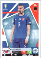 fotbalová karta Topps Match Attax EURO 2024 SVK6 Denis Vavro (Slovakia)