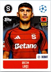 2024-25 Topps Champions League 427 Qazim Laçi (AC Sparta Praha)