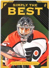 Legendary Cards Simply The Best 22 Roman Čechmánek 2001 Philadelphia Flyers