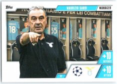 2023-24 Topps Match Attax EXTRA UEFA Club Competition Managers 67 Maurizio Sarri (SS Lazio)