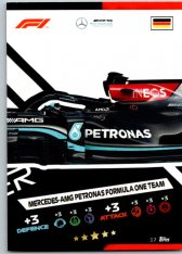 2021 Topps Formule 1 Turbo Attax 17 Power Action Car Mercedes