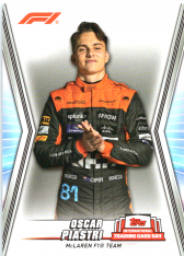 sběratelská karta F1 2023 NTCD-F3 Oscar Piastri McLaren RC