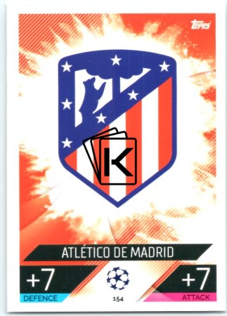 Fotbalová kartička 2022-23 Topps Match Attax UCL154 Team Logo - Atletico de Madrid