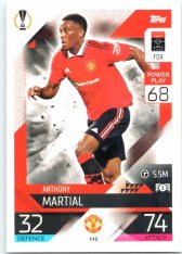 Fotbalová kartička 2022-23 Topps Match Attax UCL 115 Anthony Martial - Manchester United