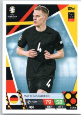 fotbalová karta Topps Match Attax EURO 2024 GER6 Matthias Ginter (Germany)