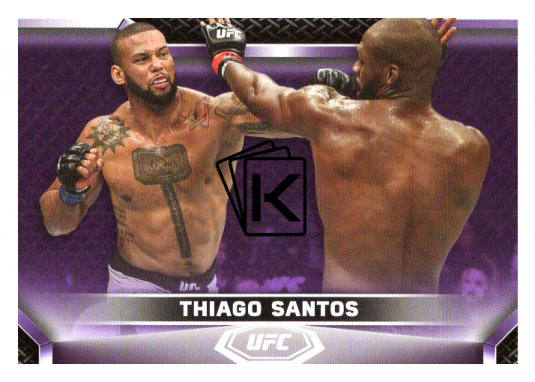 2020 Topps UFC Knockout 65 Thiago Santos - Middleweight /25