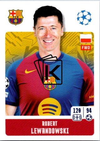 2024-25 Topps Champions League 171 Robert Lewandowski (FC Barcelona)