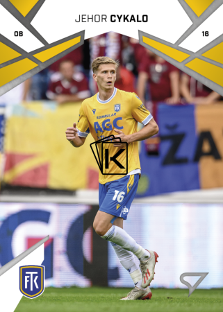 Fotbalová kartička 2024-25 SportZoo Chance Liga Serie 1 FK Teplice Jehor Cykalo 86