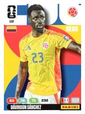 fotbalová kartička World Cup 2026 Adrenalyn XL 110 Davinson Sanchez (Colombia)