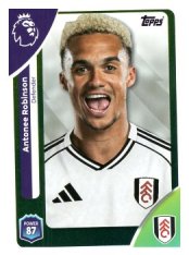 fotbalová kartička 2025-26 Topps  Premier League 150 Antonee Robinson (Fulham)