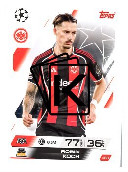 fotbalová kartička 2025-26 Topps Match Attax UCC 183 Robin Koch (Eintracht Frankfurt)