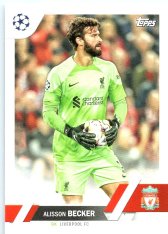 Fotbalová kartička 2022-23 Topps UEFA Club Competitions 74 Alisson Becker - Liverpool FC