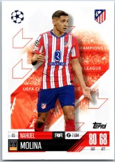 fotbalová kartička 2024-25 Topps Match Attax UEFA Club Competitions 112 Nahuel Molina (Atletico de Madrid)